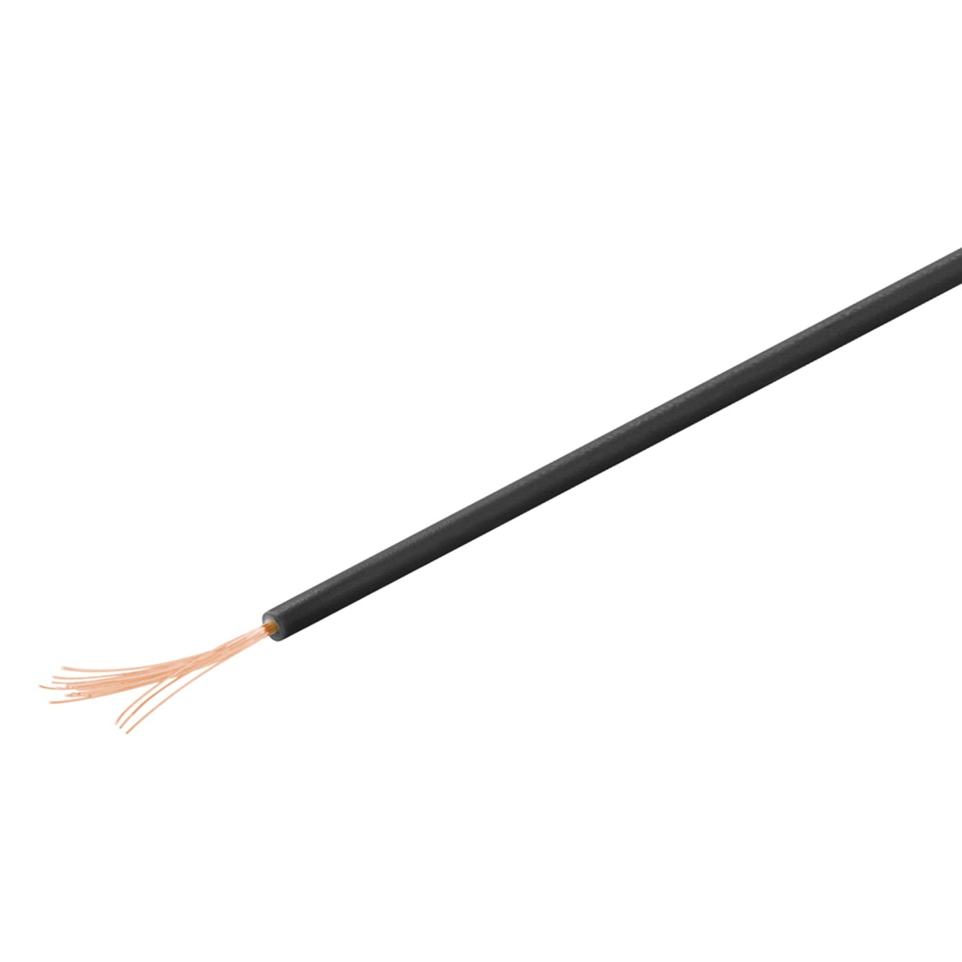 Isolert koblingstråd 0,14 mm² 10 m Svart