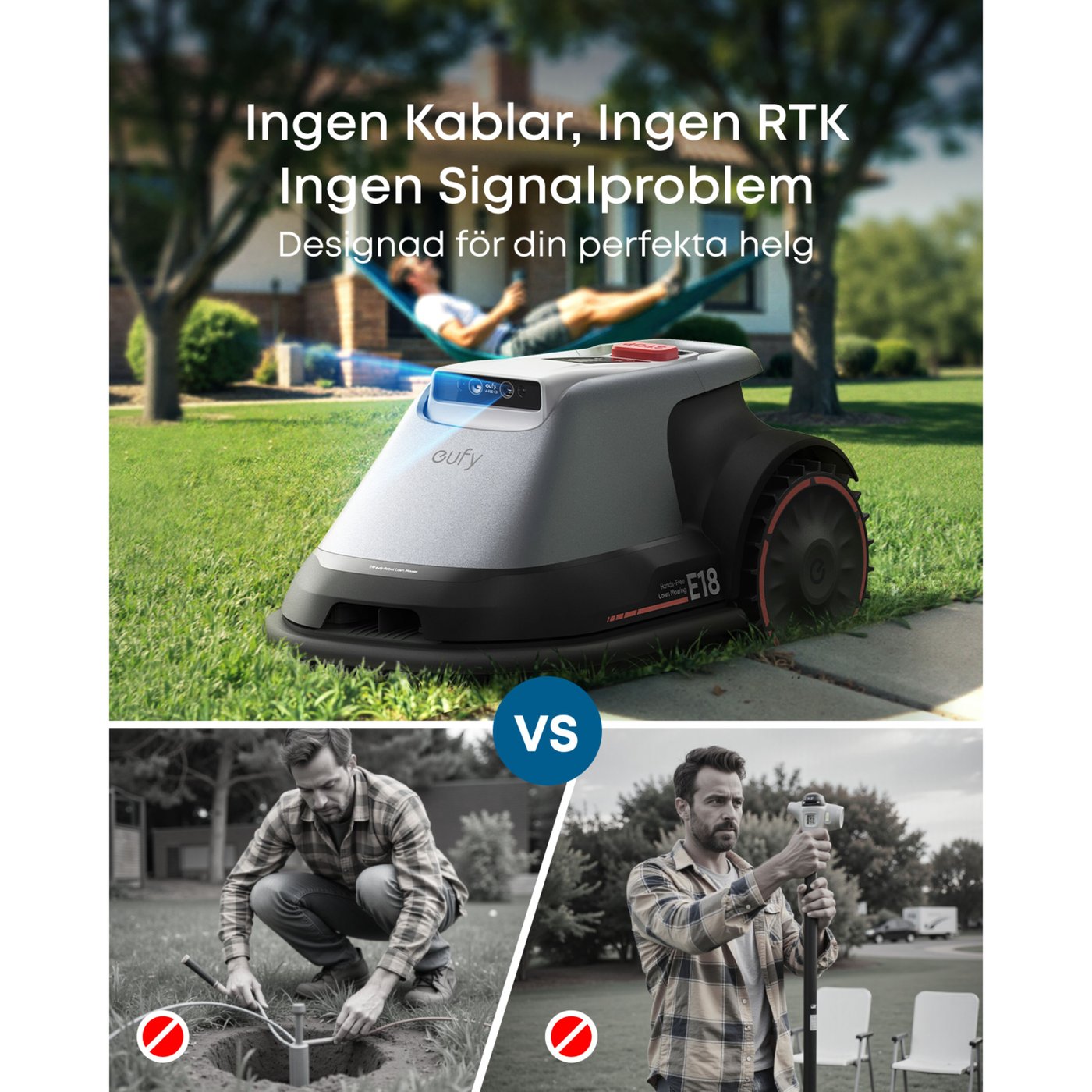 Eufy E18 Robotgräsklippare