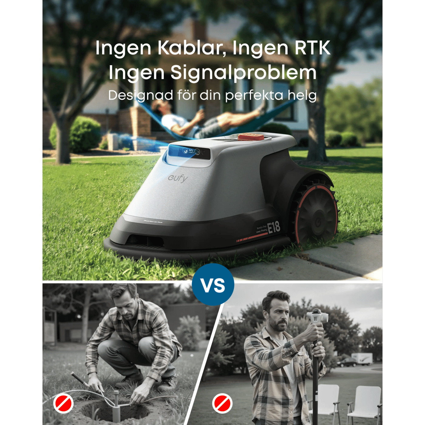 Eufy E18 Robotgräsklippare