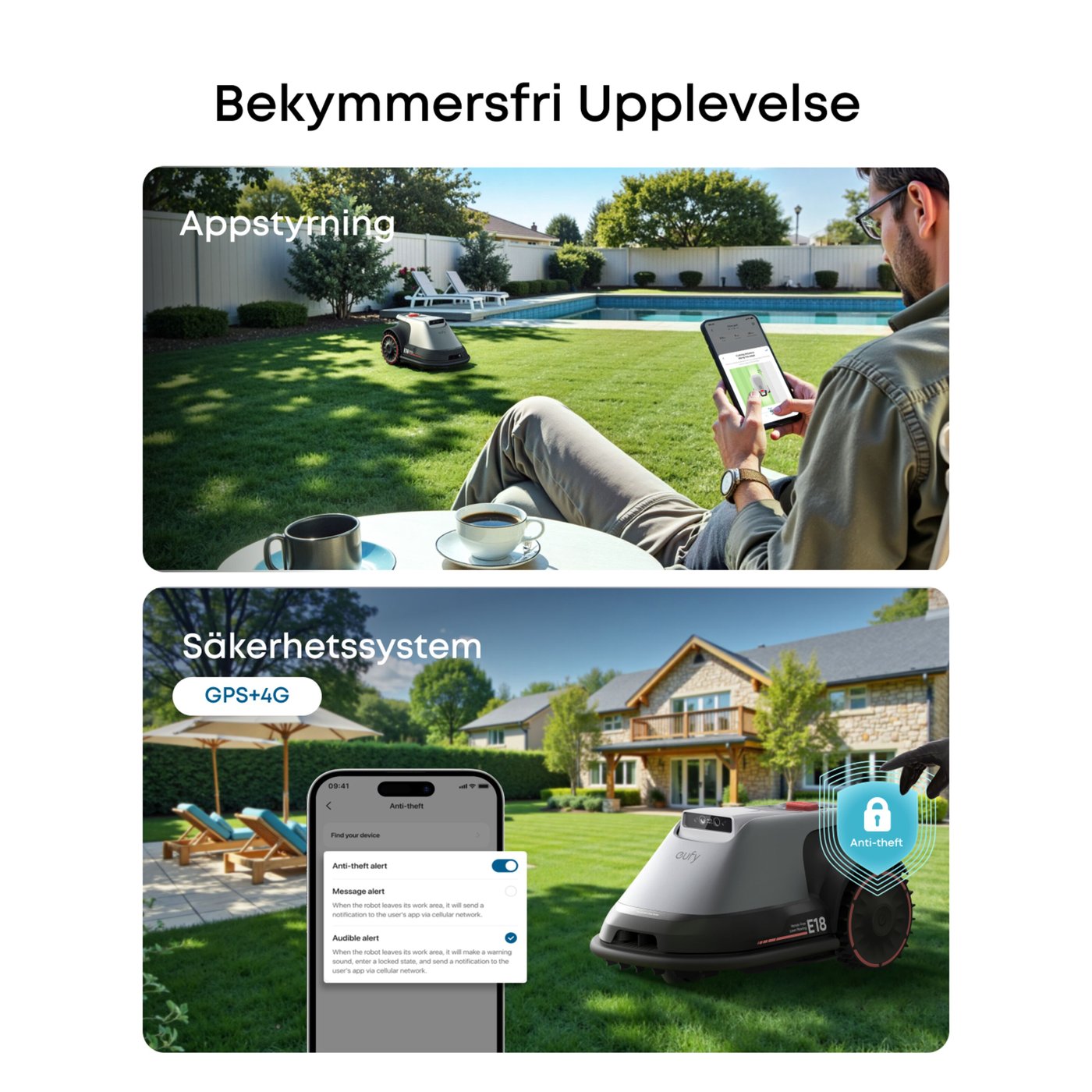 Eufy E18 Robotgräsklippare