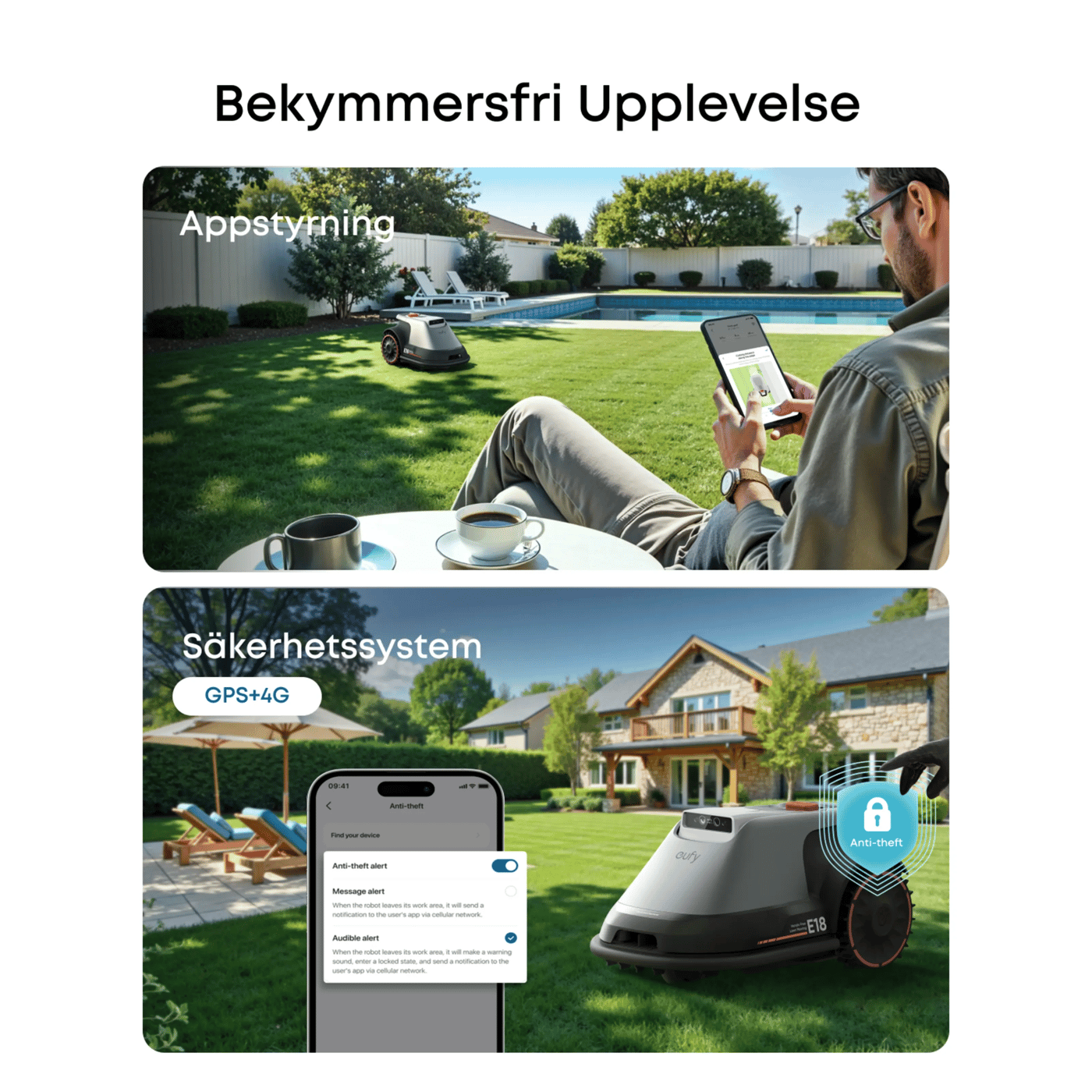 Eufy E18 Robotgräsklippare