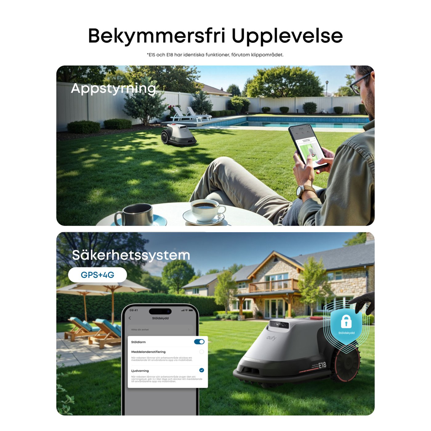 Eufy E15 Robotgräsklippare