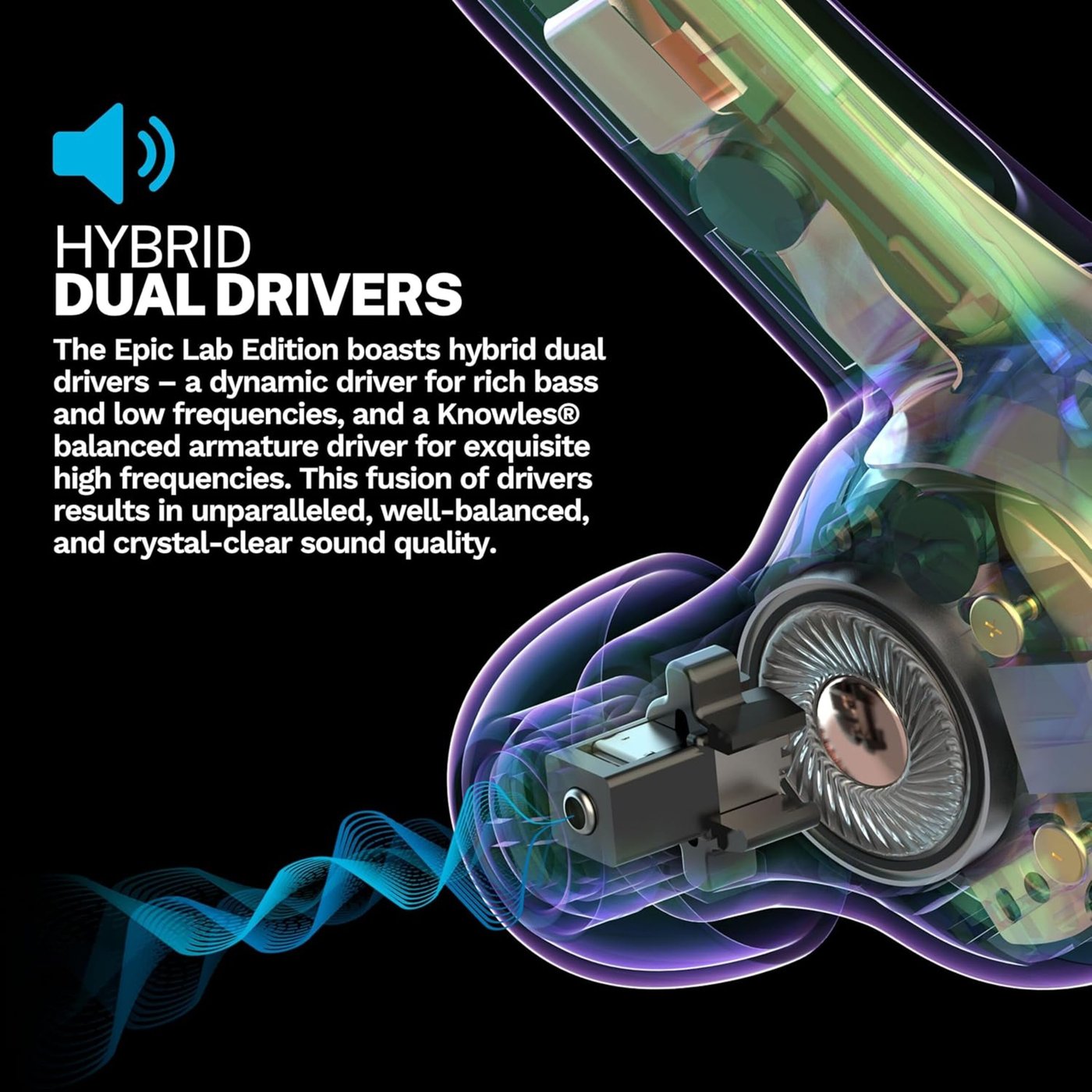 JLab Epic Sport ANC 3 True Wireless Svart