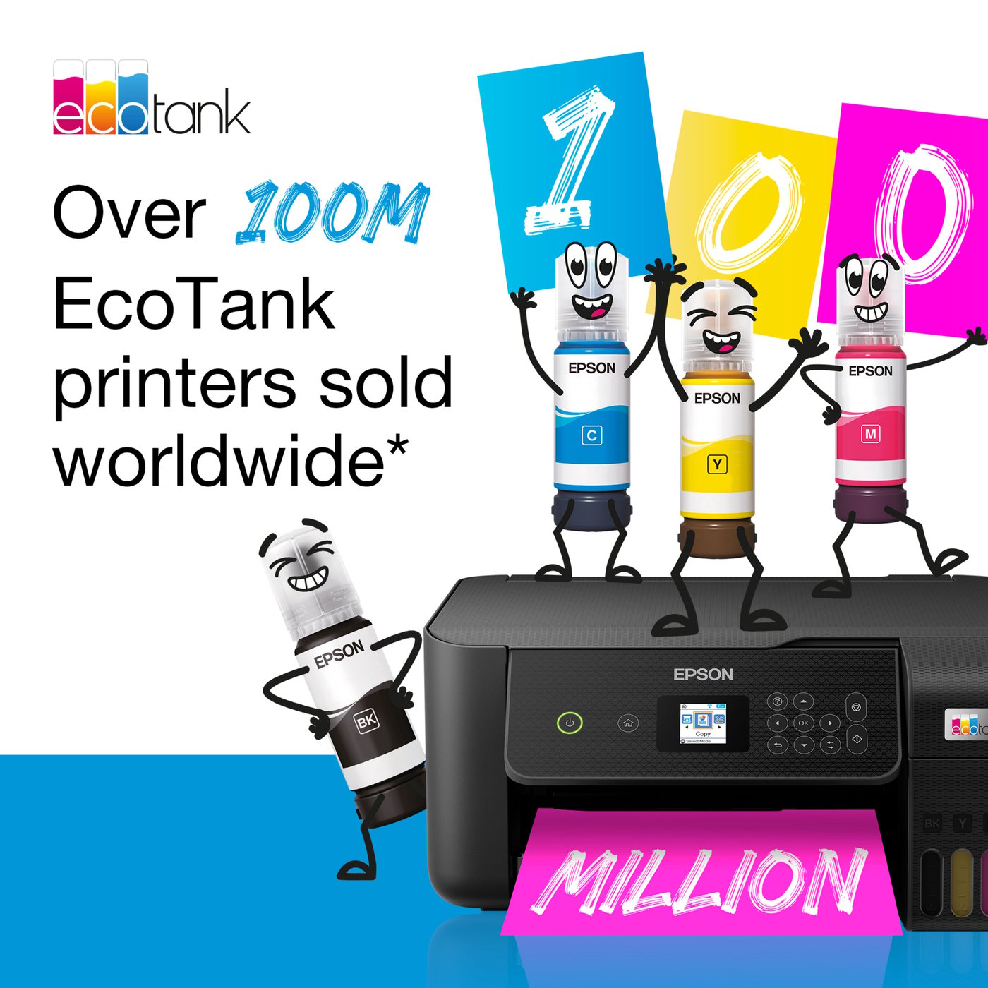 Epson EcoTank ET-1810 blekkskriver Svart