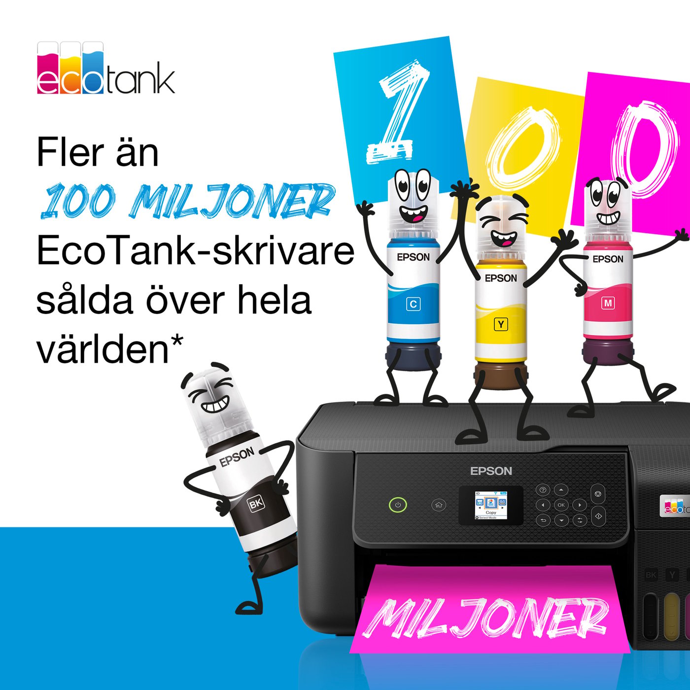 Epson EcoTank ET-1810 bläckstråleskrivare Svart