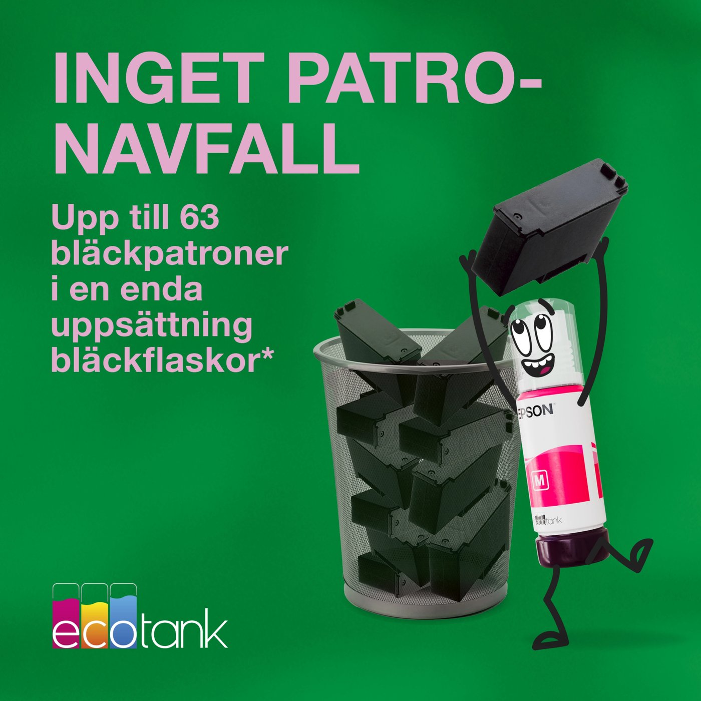 Epson EcoTank ET-1810 bläckstråleskrivare Svart
