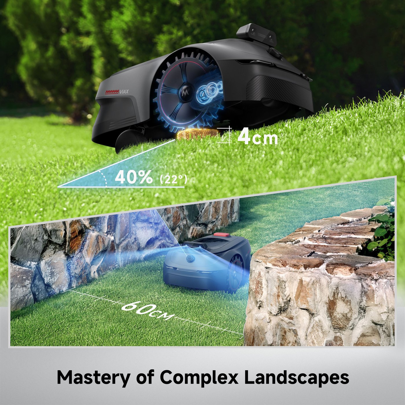 MOVA ViAX 600 robotgressklipper