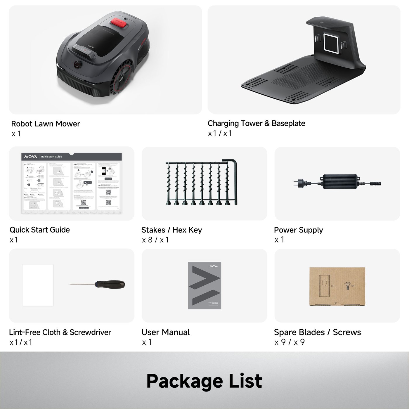 MOVA ViAX 600 robotgressklipper