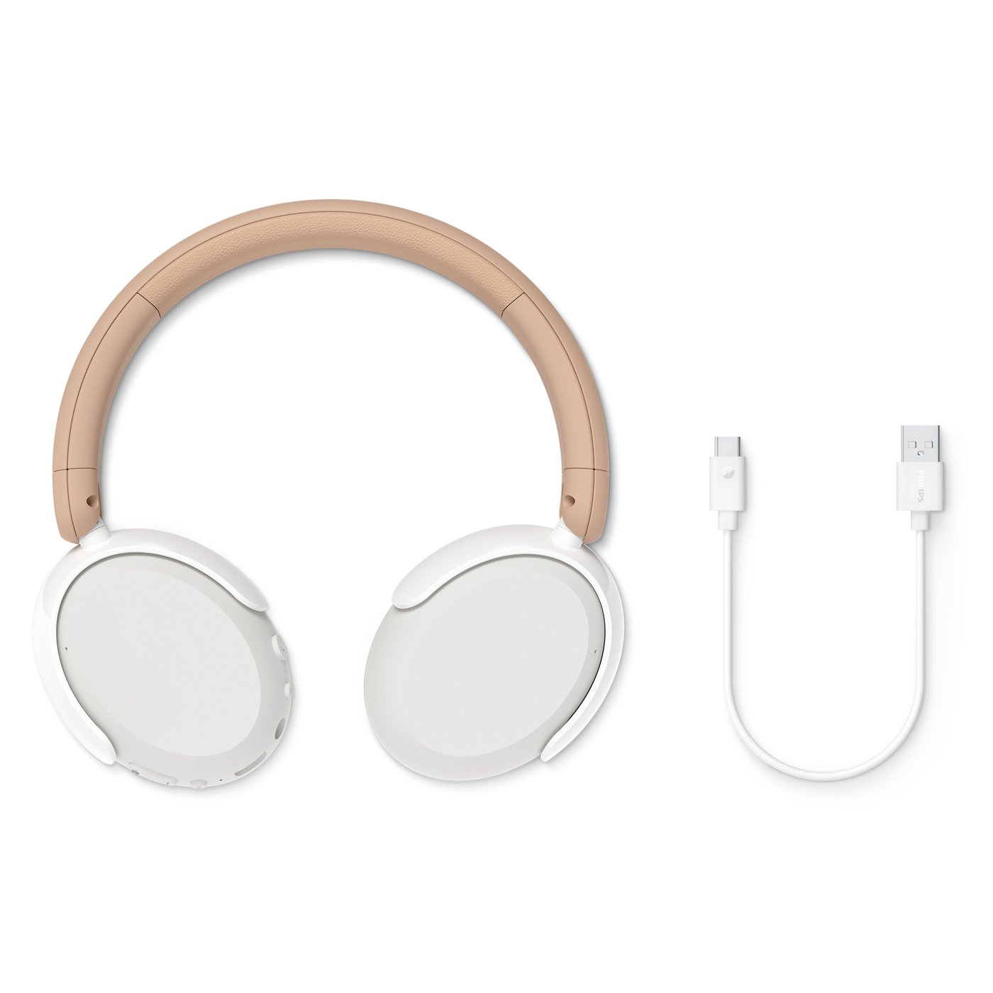 Philips Trådlösa over-ear-hörlurar för barn med brusreducering Beige