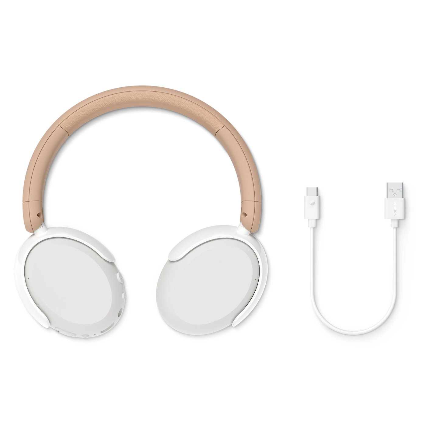 Philips Trådlösa over-ear-hörlurar för barn med brusreducering Beige