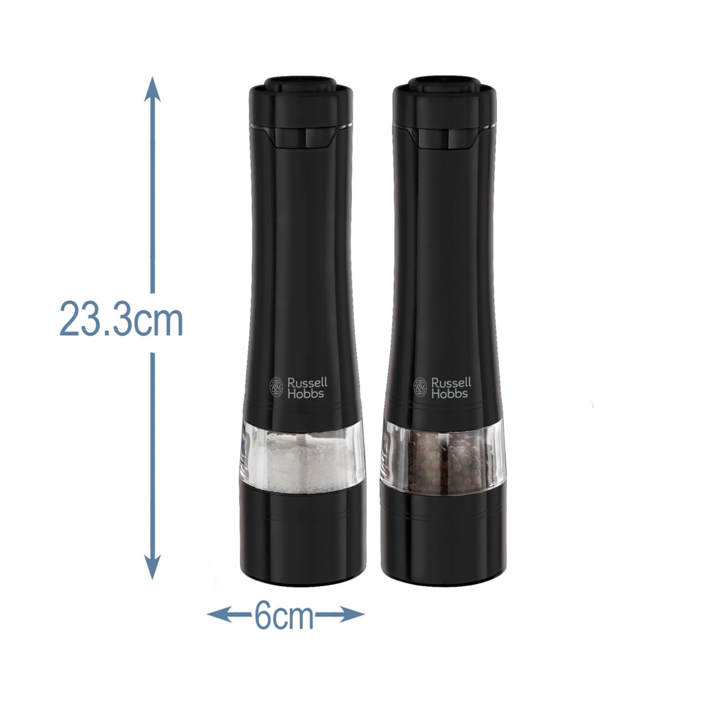 Russell Hobbs Classics elektriskt salt- och pepparkvarnset Svart