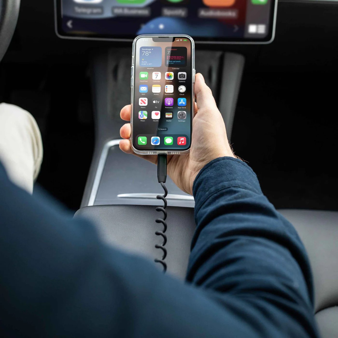 Vonmählen Allroundo Eco 6-i-1-ladekabel Svart