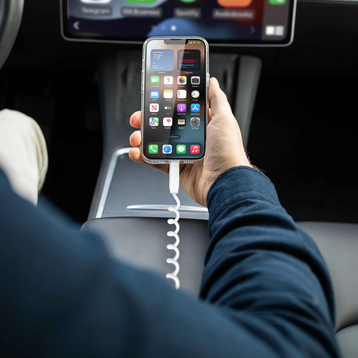 Vonmählen Allroundo Eco 6-i-1-laddkabel Vit