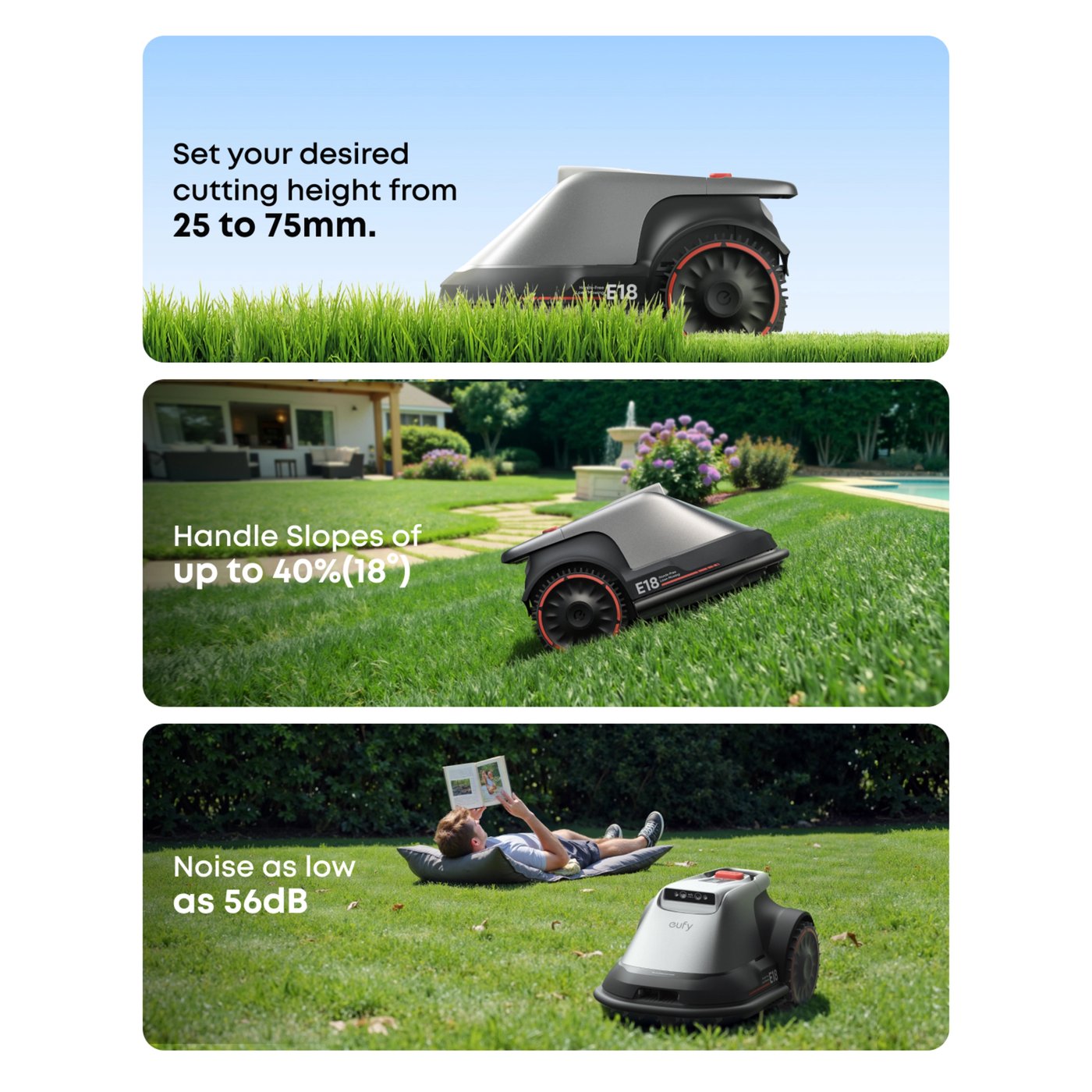 Eufy E15 Robotgressklipper