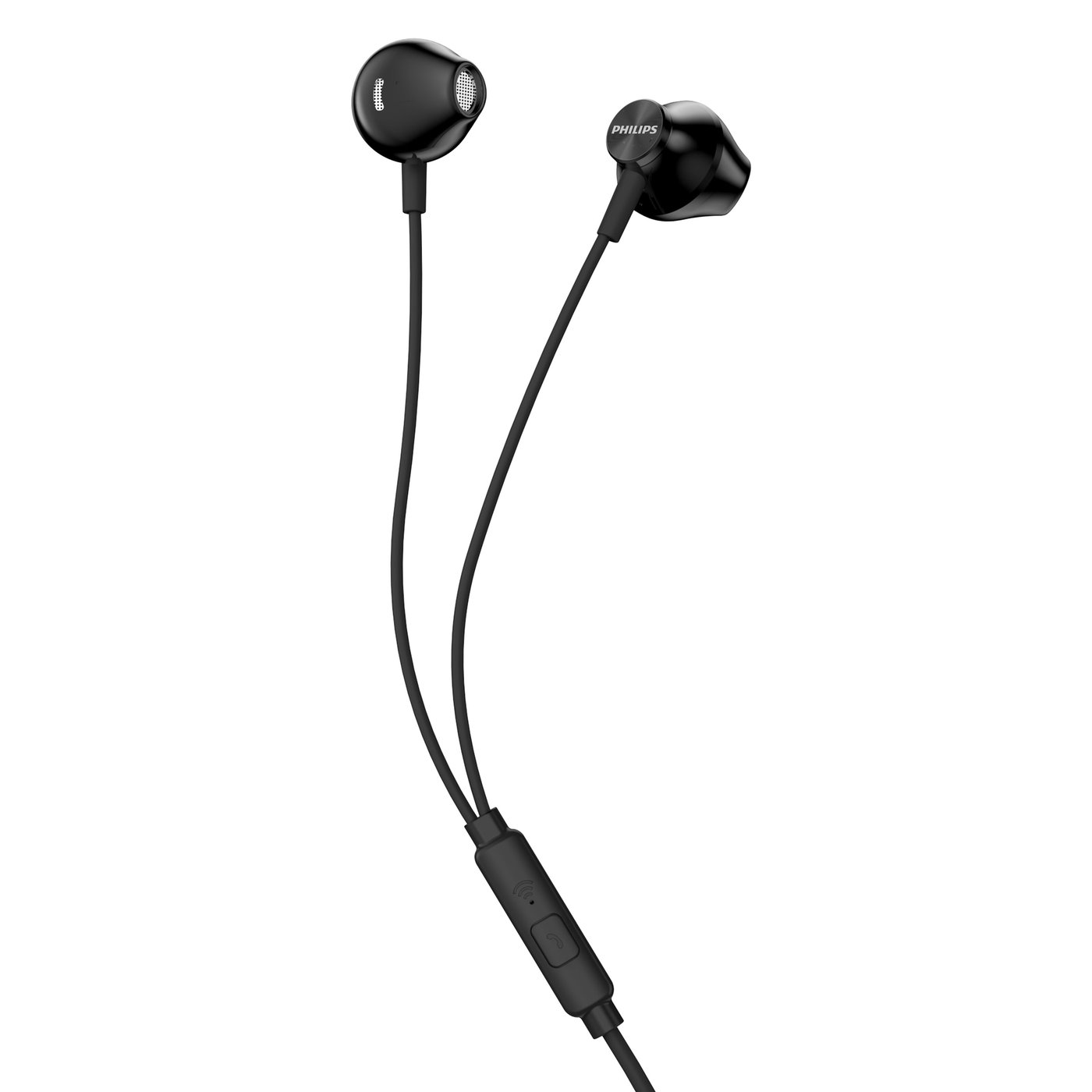 Philips TAUE101 in-ear-hörlurar med mikrofon Svart