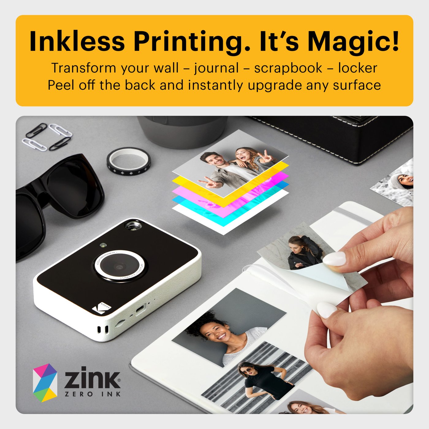 Kodak Instantkamera med blekkfri utskrift