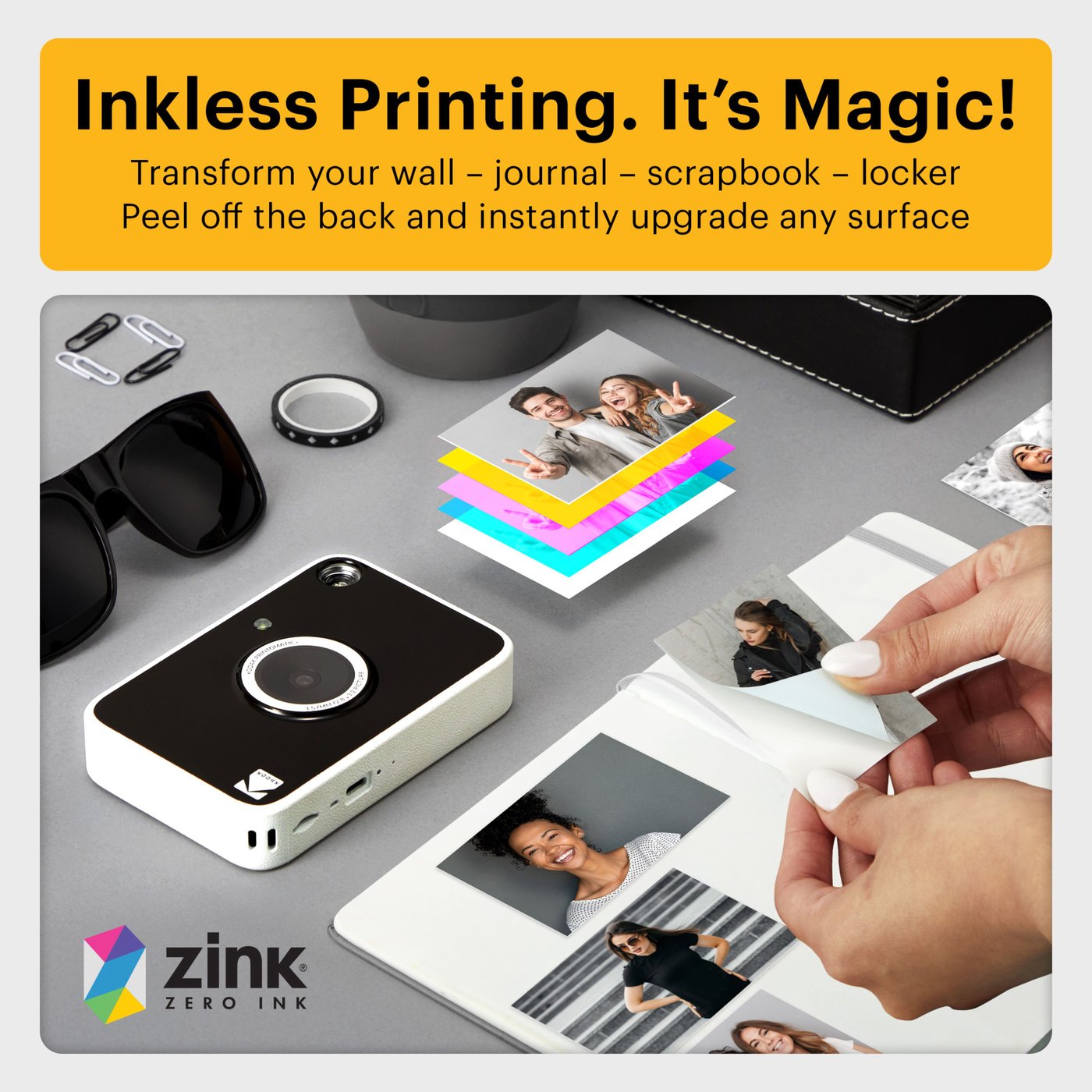 Kodak Instantkamera med blekkfri utskrift