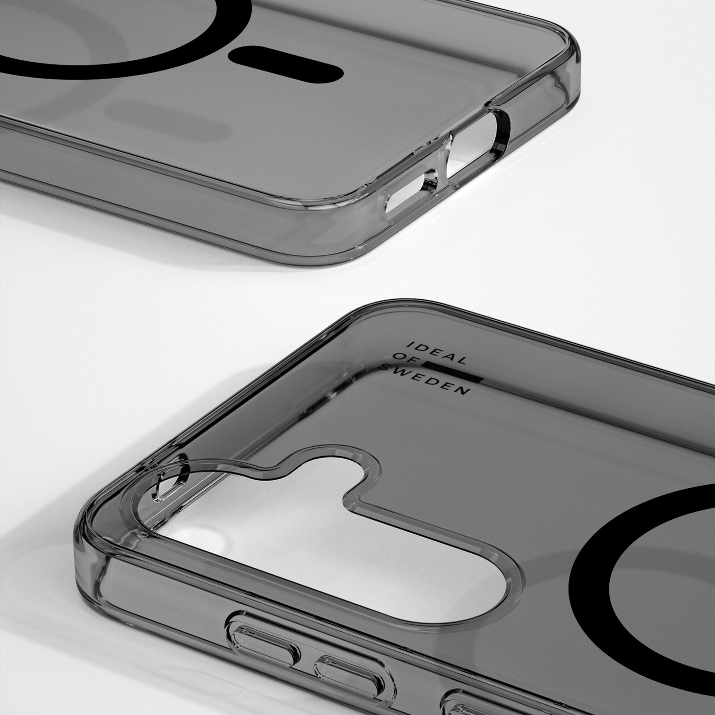 IDEAL OF SWEDEN Clear MagSafe Case – mobilskal till Galaxy S24/S25 Tinted Black
