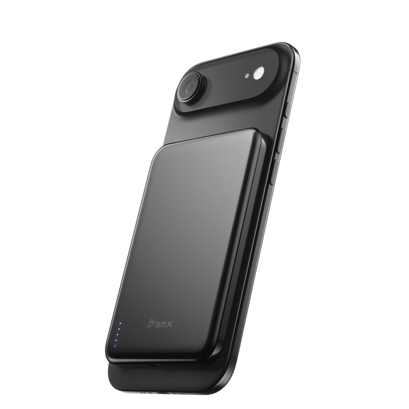 BMX Ultratunn magnetisk Qi2-powerbank med titanhölje 5000 mAh