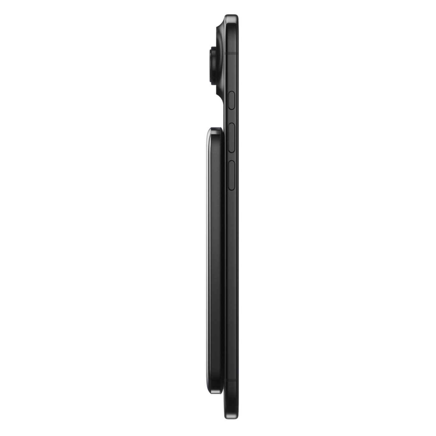 BMX Ultratunn magnetisk Qi2-powerbank 5000 mAh, semi-solid-state i titanhölje