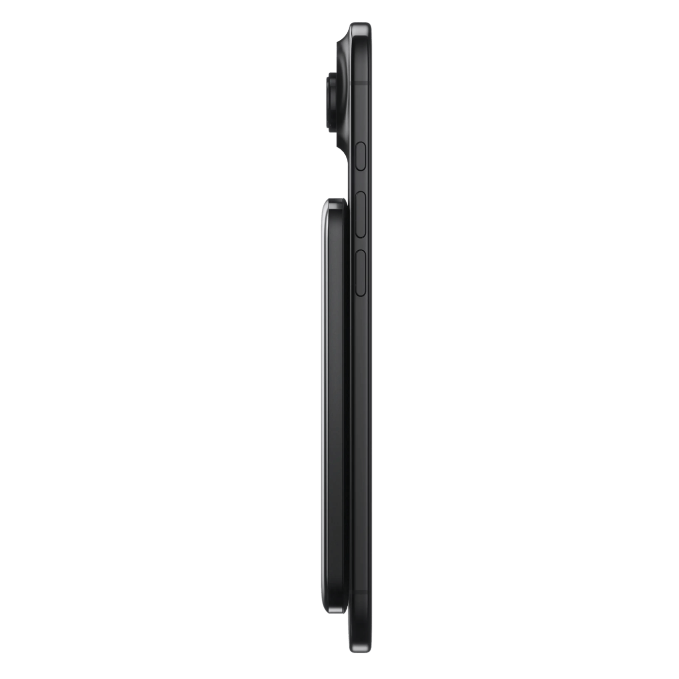 BMX Ultratynt magnetisk Qi2-powerbank 5000 mAh, semi-solid-state i titan Black