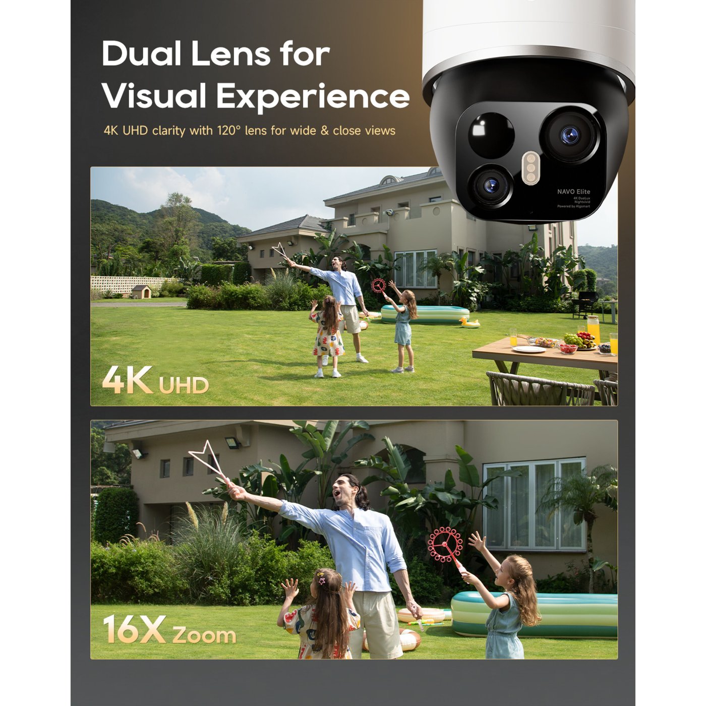 Dreame NAVO Elite 1 OutCam utomhuskamera Vit