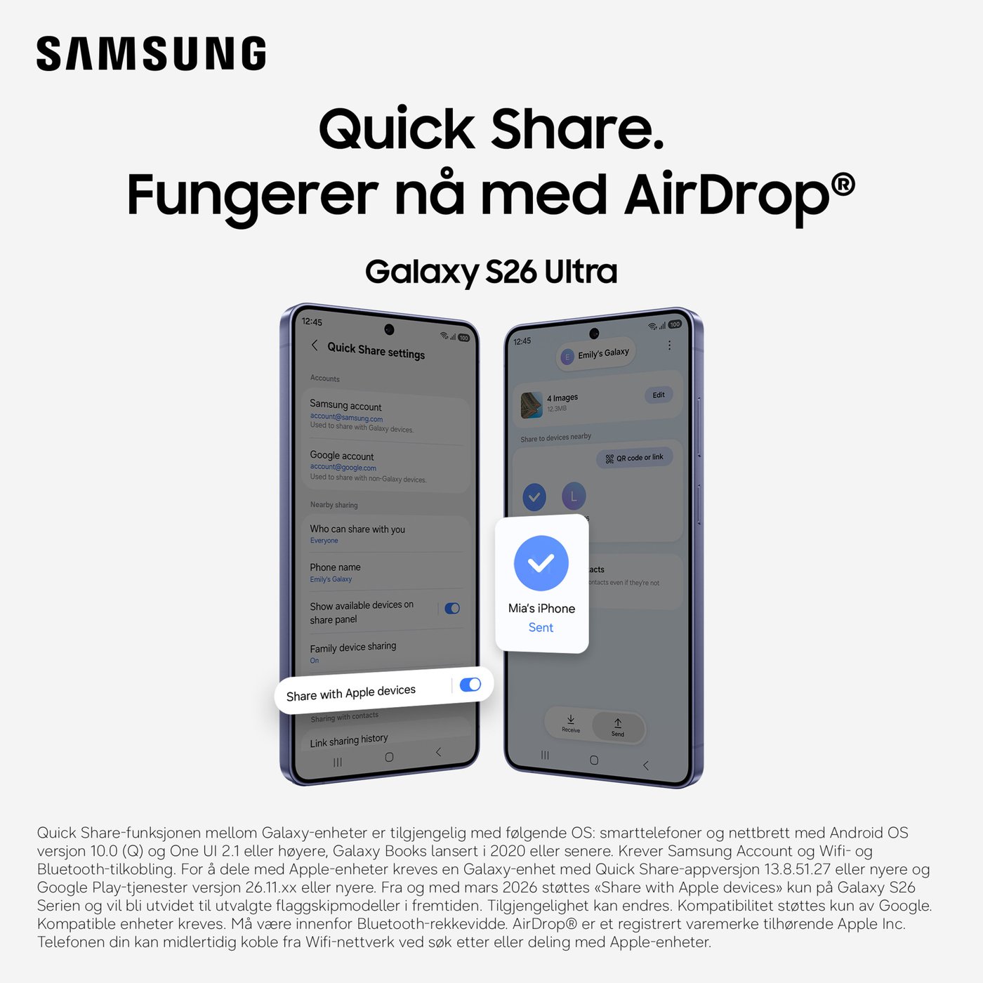 Samsung Galaxy S26 Ultra 1TB Violet