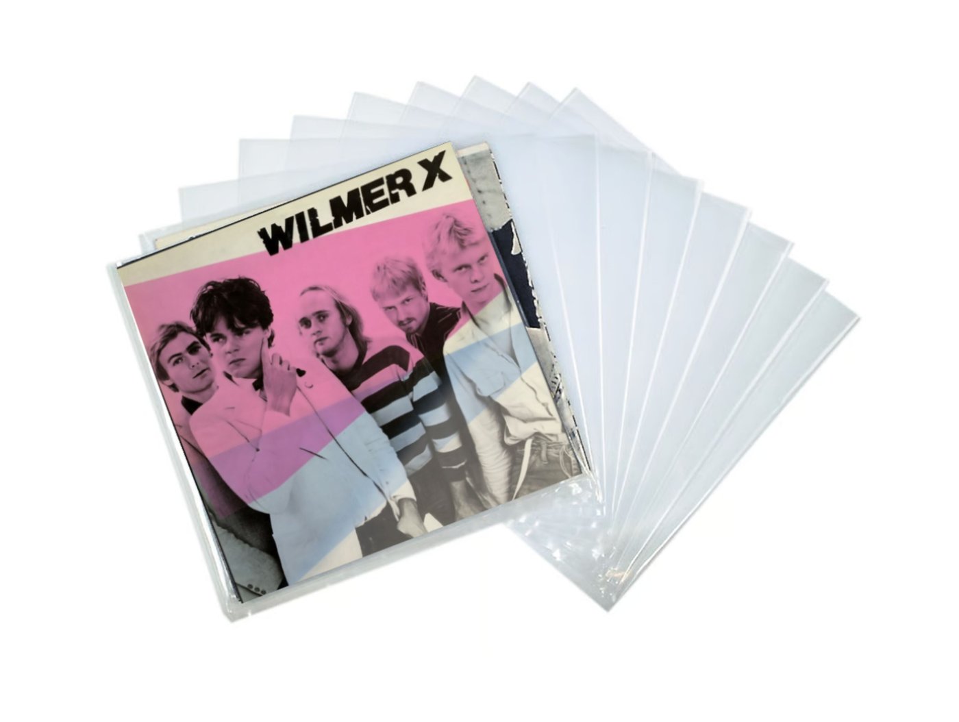 Plastfickor för vinylsinglar 25-pack