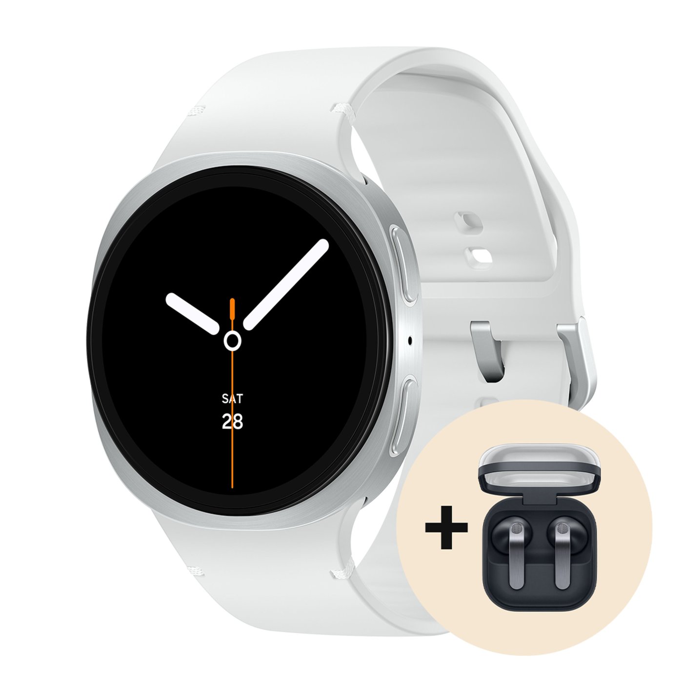 Samsung Galaxy Watch8 40mm Bluetooth + 4G Silver