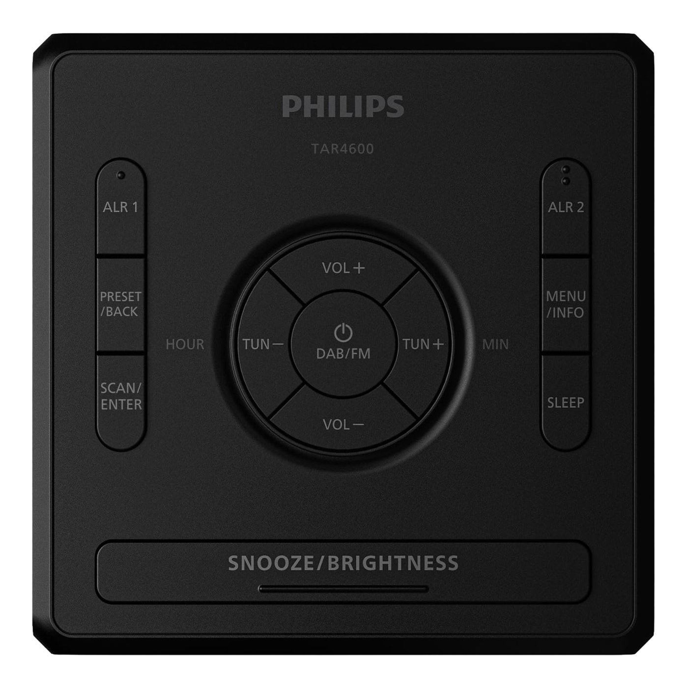 Philips R4500 FM-klockradio med USB-C