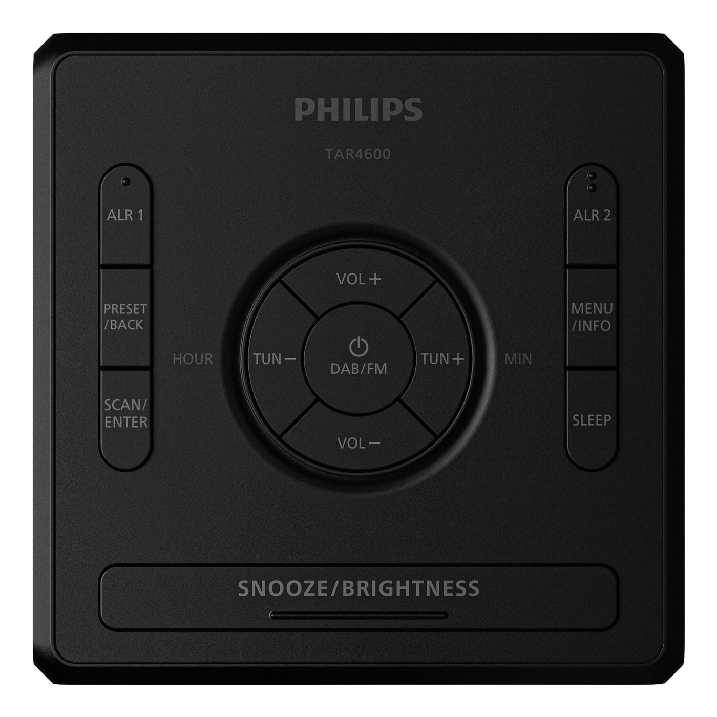 Philips R4600 DAB+-klokkeradio med USB-C-lading