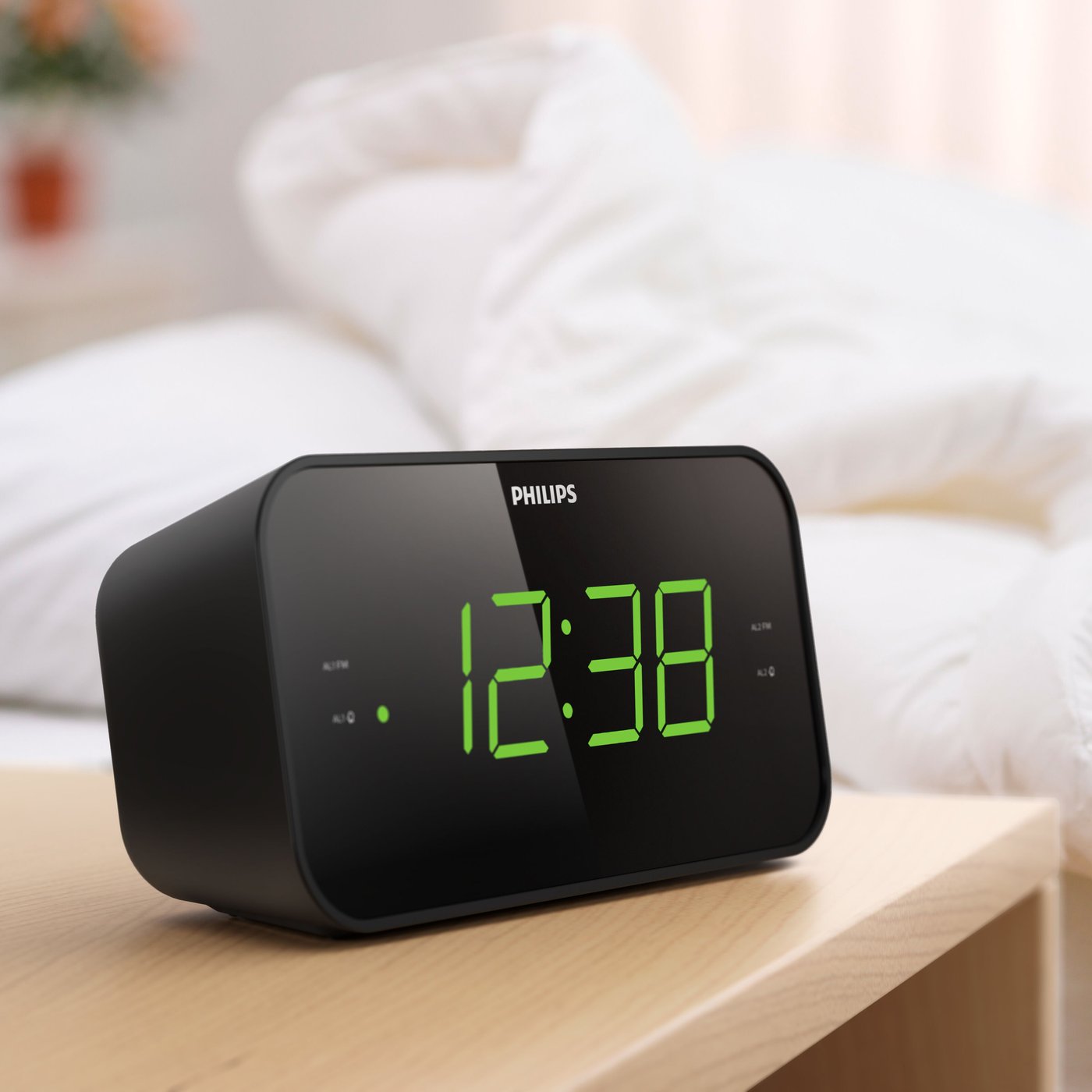 Philips TAR3306 klockradio med stora siffror