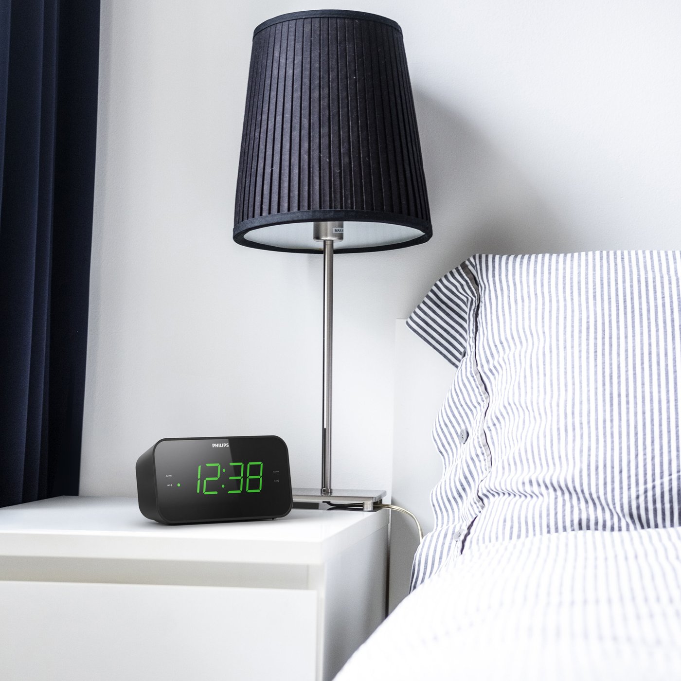 Philips TAR3306 klockradio med stora siffror
