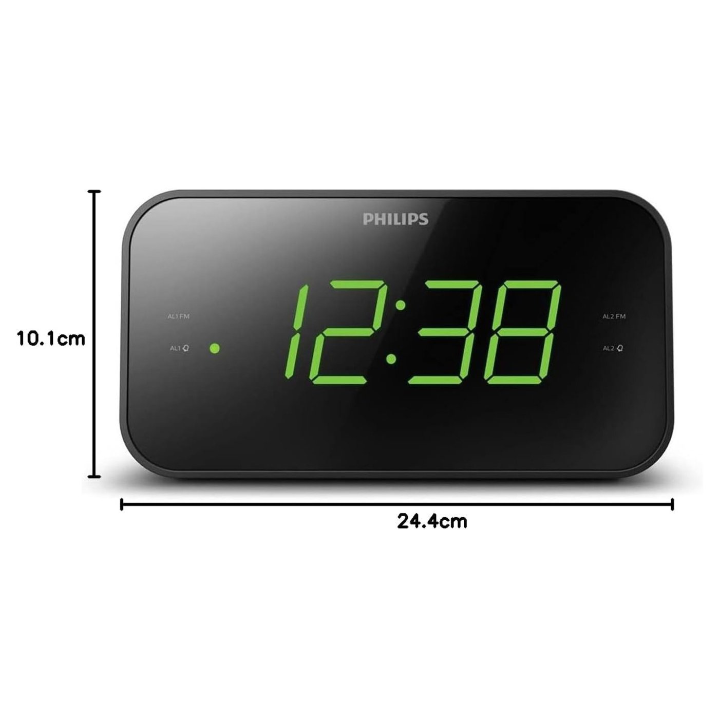 Philips TAR3306 klockradio med stora siffror
