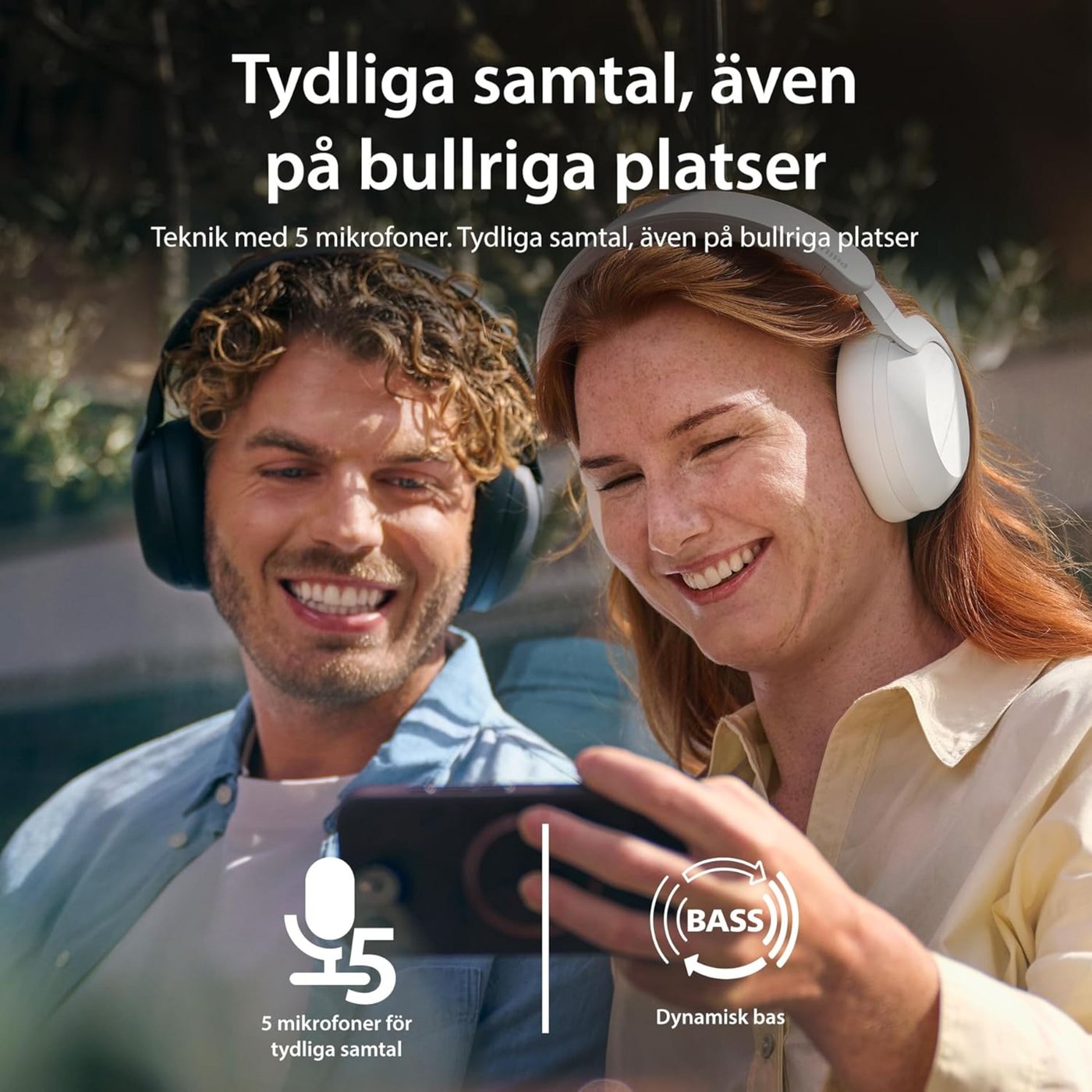 Philips TAH8000E trådlösa over-ear-hörlurar