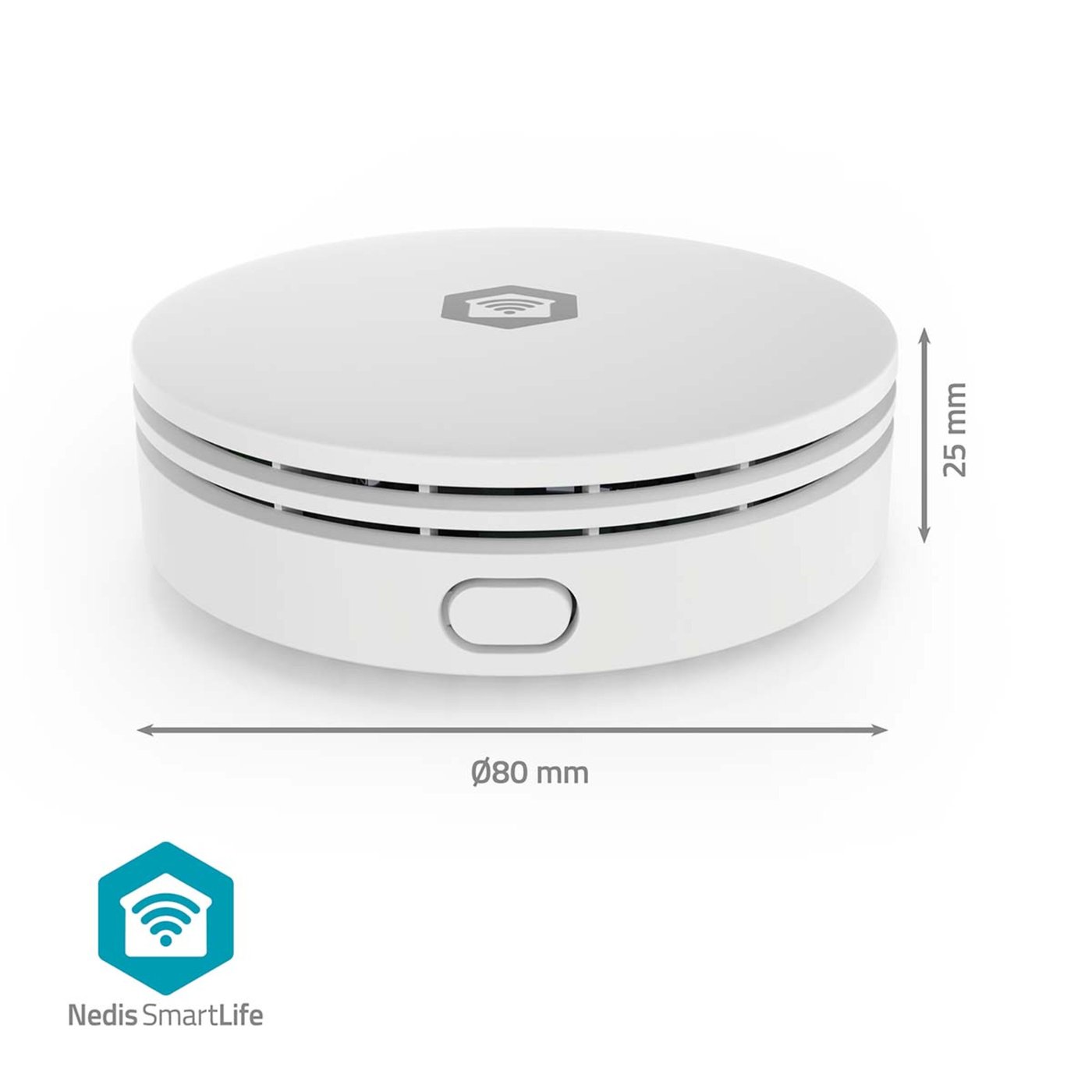Nedis SmartLife luftkvalitetsmätare med CO₂-sensor och wifi