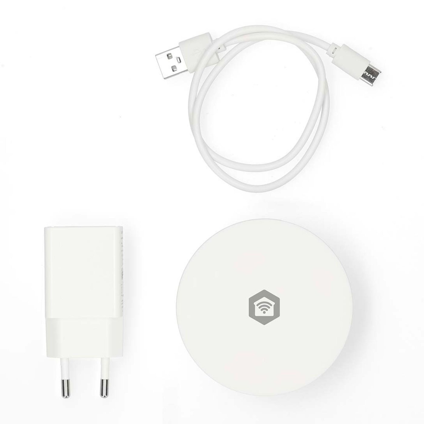 Nedis SmartLife luftkvalitetsmätare med CO₂-sensor och wifi