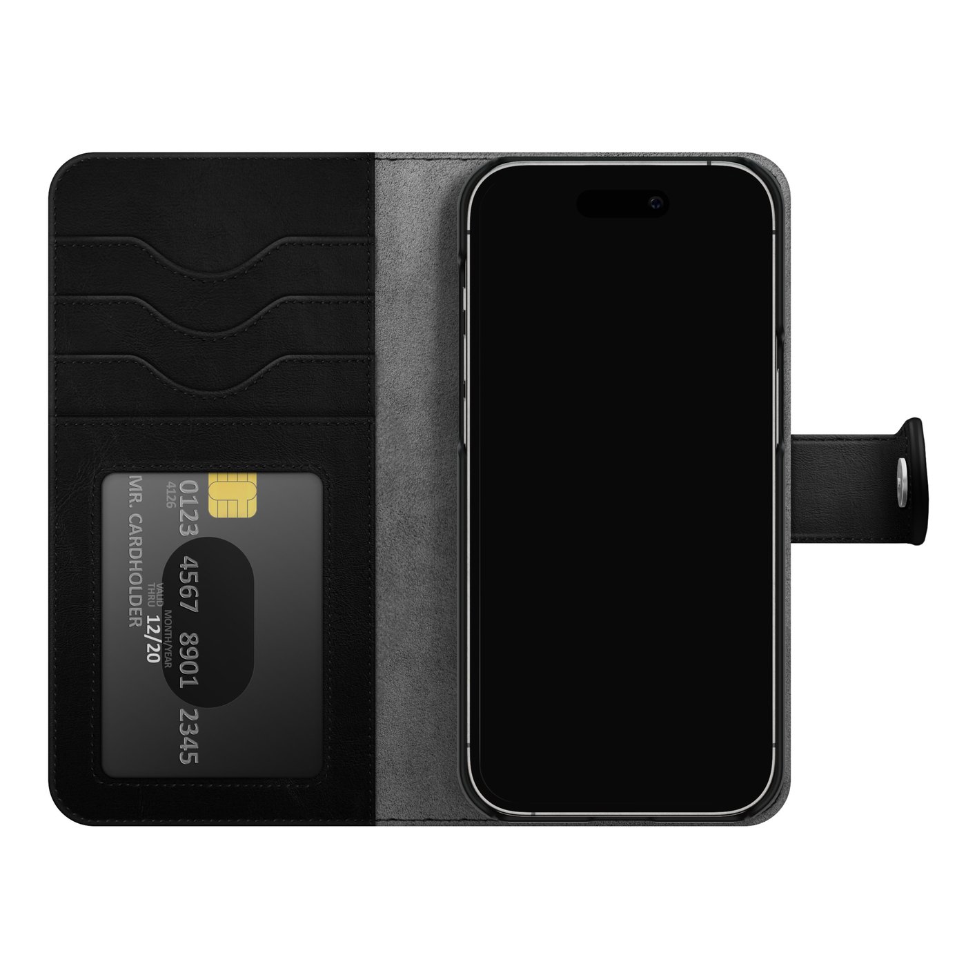 IDEAL OF SWEDEN Magnet Wallet+ för iPhone 15 Svart