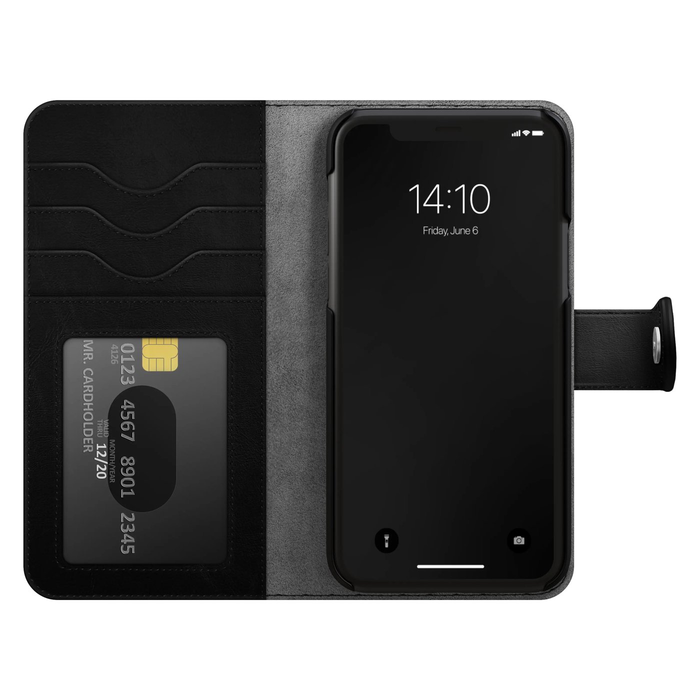 IDEAL OF SWEDEN Magnetisk mobilplånbok för iPhone Xr och 11 Svart