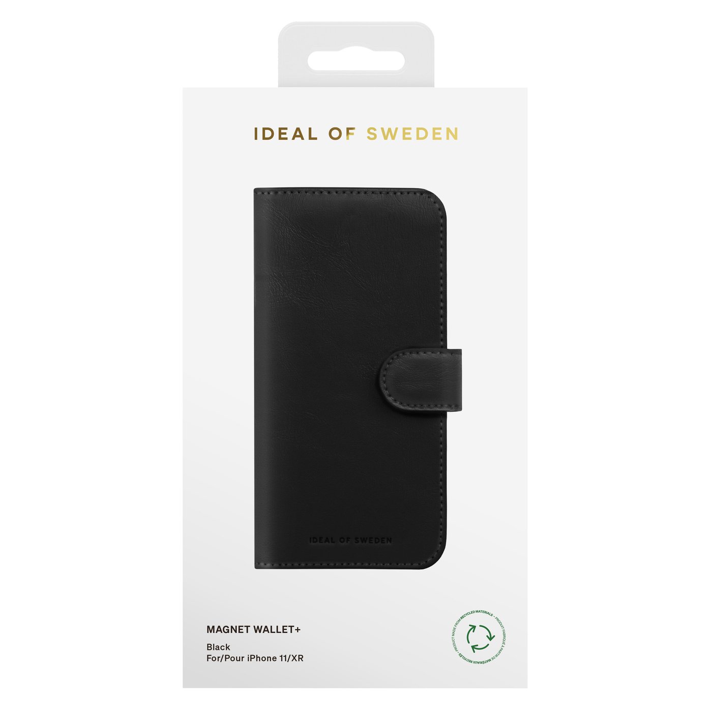 IDEAL OF SWEDEN Magnetisk mobilplånbok för iPhone Xr och 11 Svart