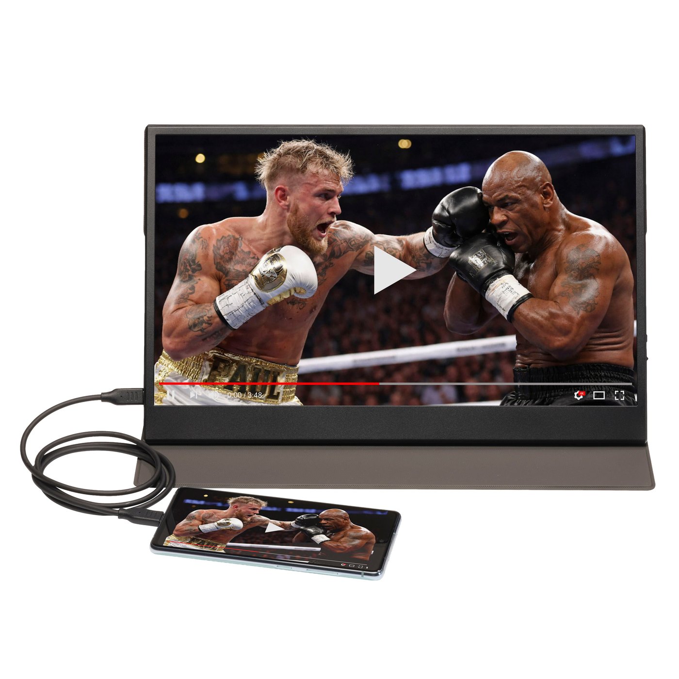 Denver Bærbar Full HD-skjerm med USB-C og IPS-panel 15,6"