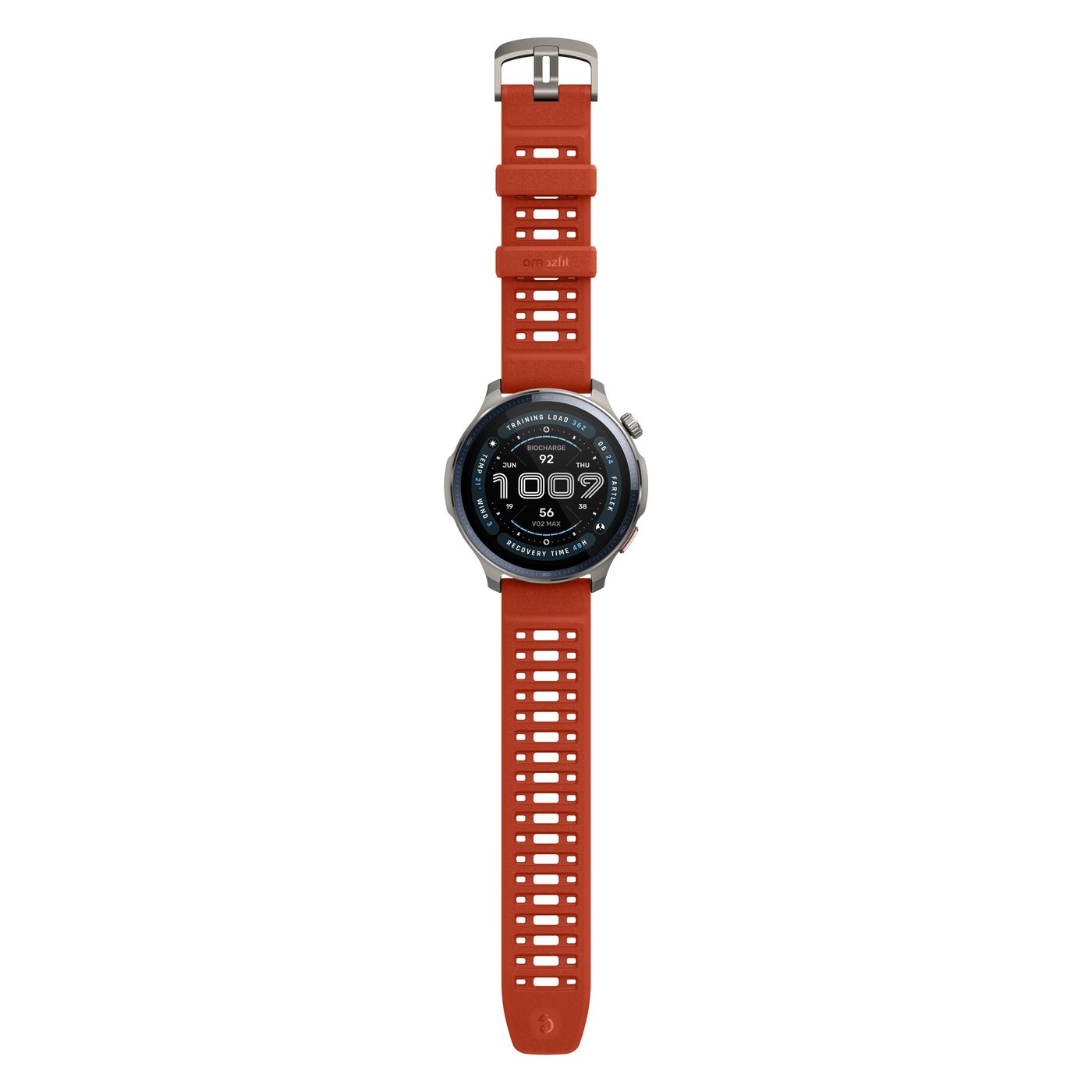 Amazfit Multisport-smartklokke med AMOLED, GPS og 21 dagers batteritid Svart