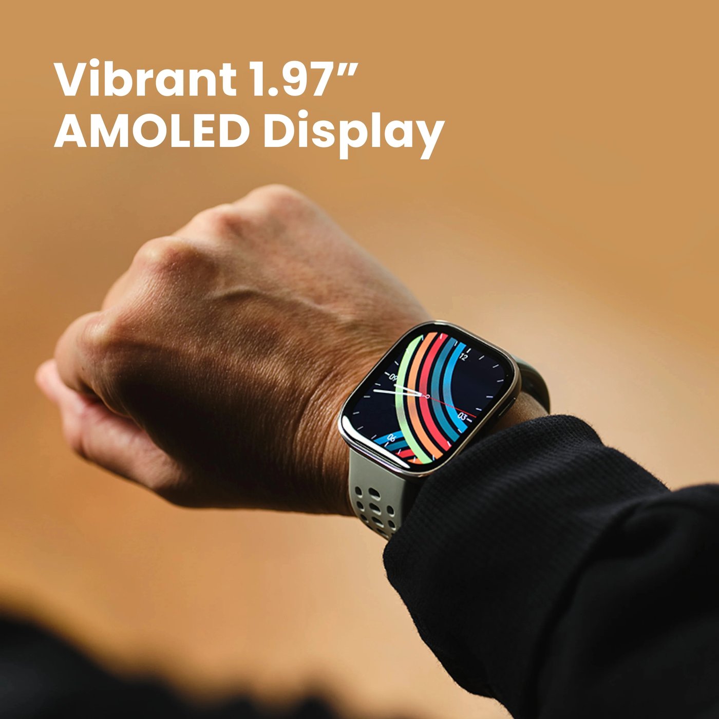 Amazfit Smartklokke med 1,97-toms AMOLED-skjerm og GPS Red