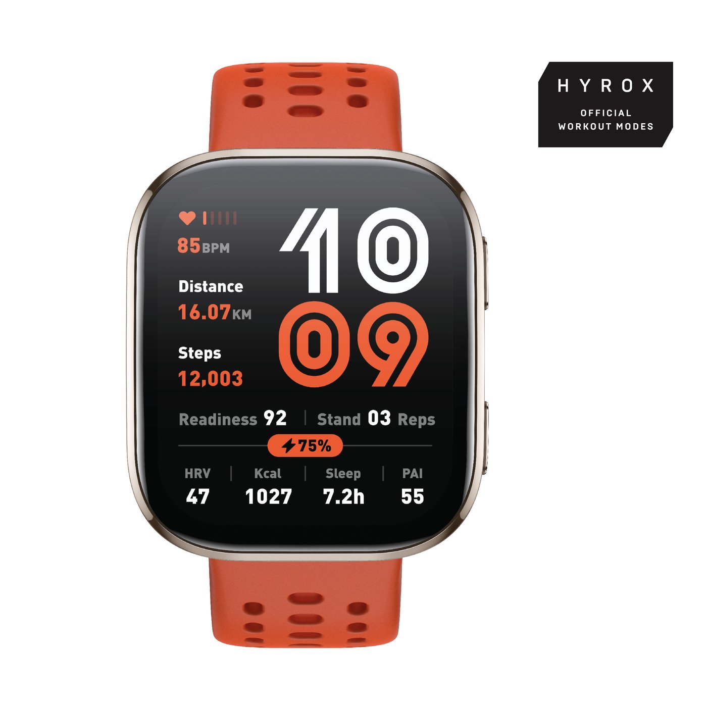 Amazfit Smartklokke med 1,97-toms AMOLED-skjerm og GPS Red