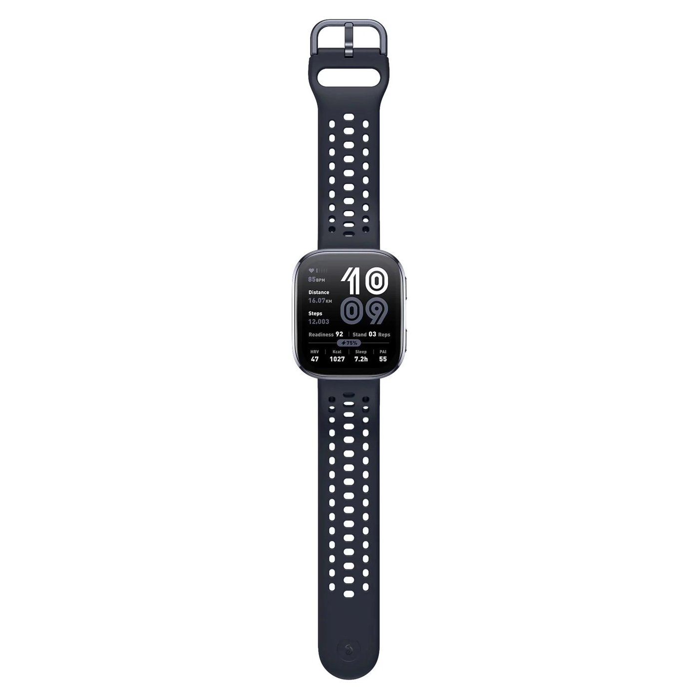 Amazfit Smartklokke med 1,97-toms AMOLED-skjerm og GPS Black