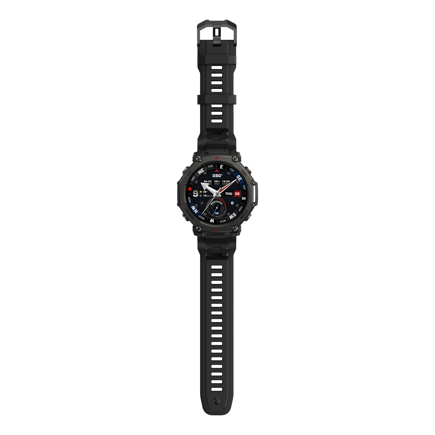 Amazfit Robust multisportklokke med GPS og safirglass 48 mm