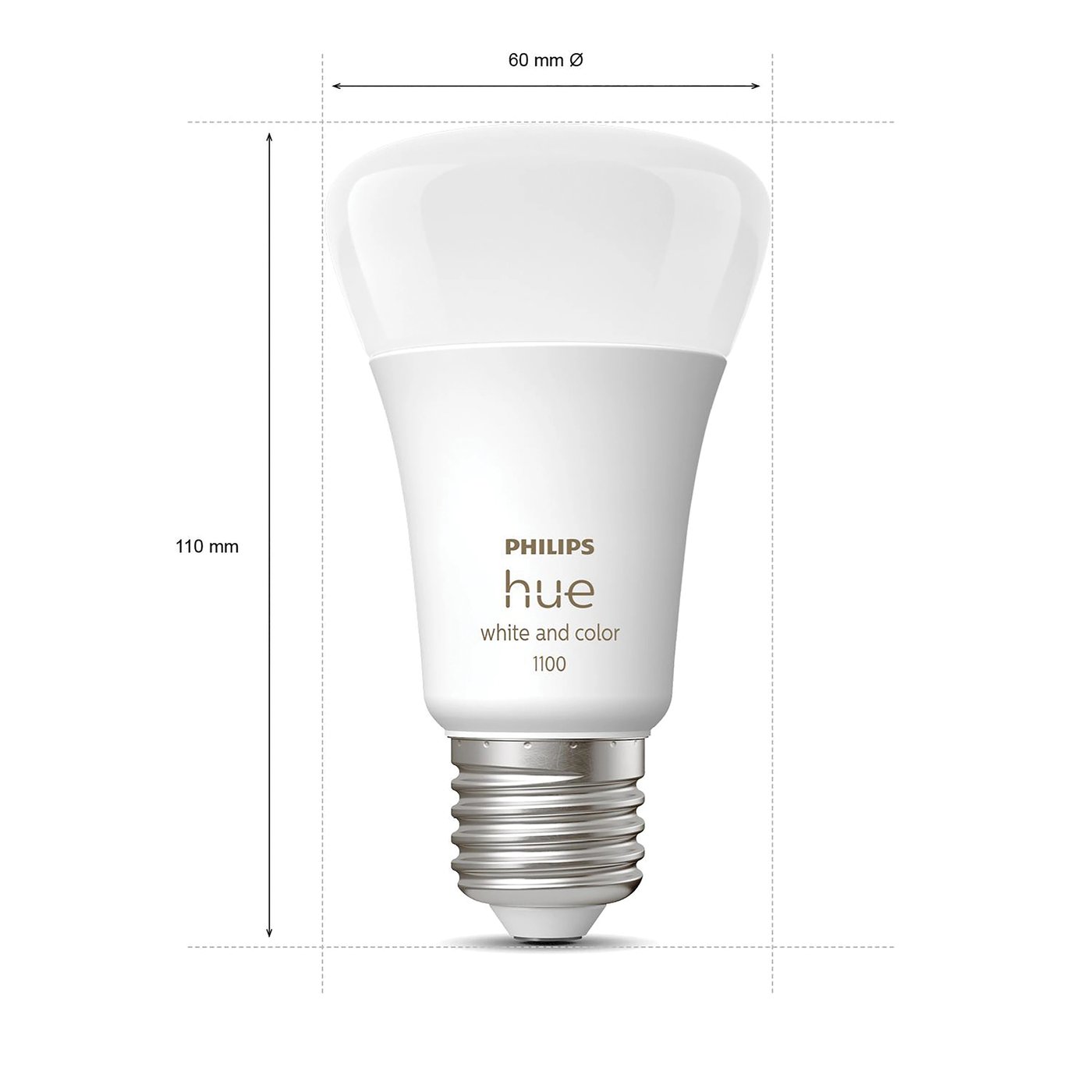 Philips Hue Startpaket: 2x White & Color E27 + Dimmer + Bridge