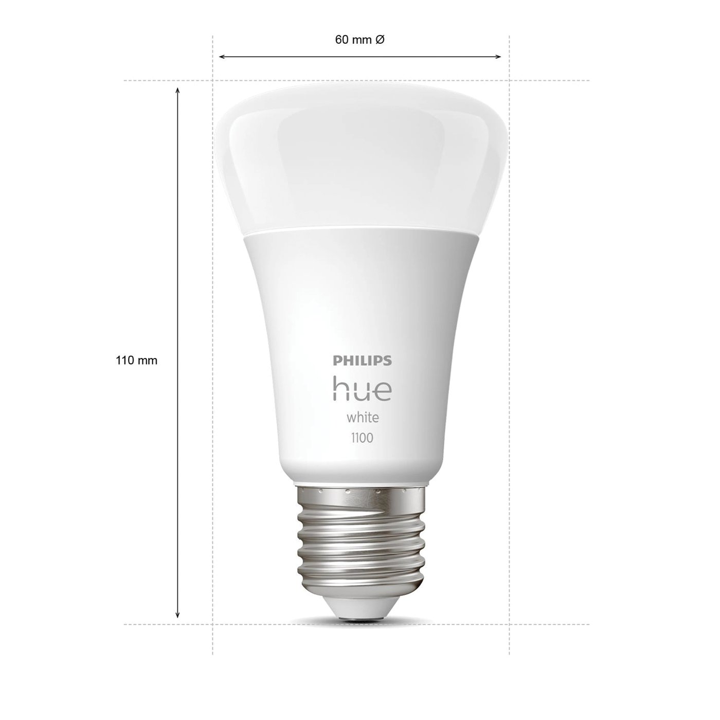 Philips Hue White Smart LED-lampa E27 1100 lm 1-pack