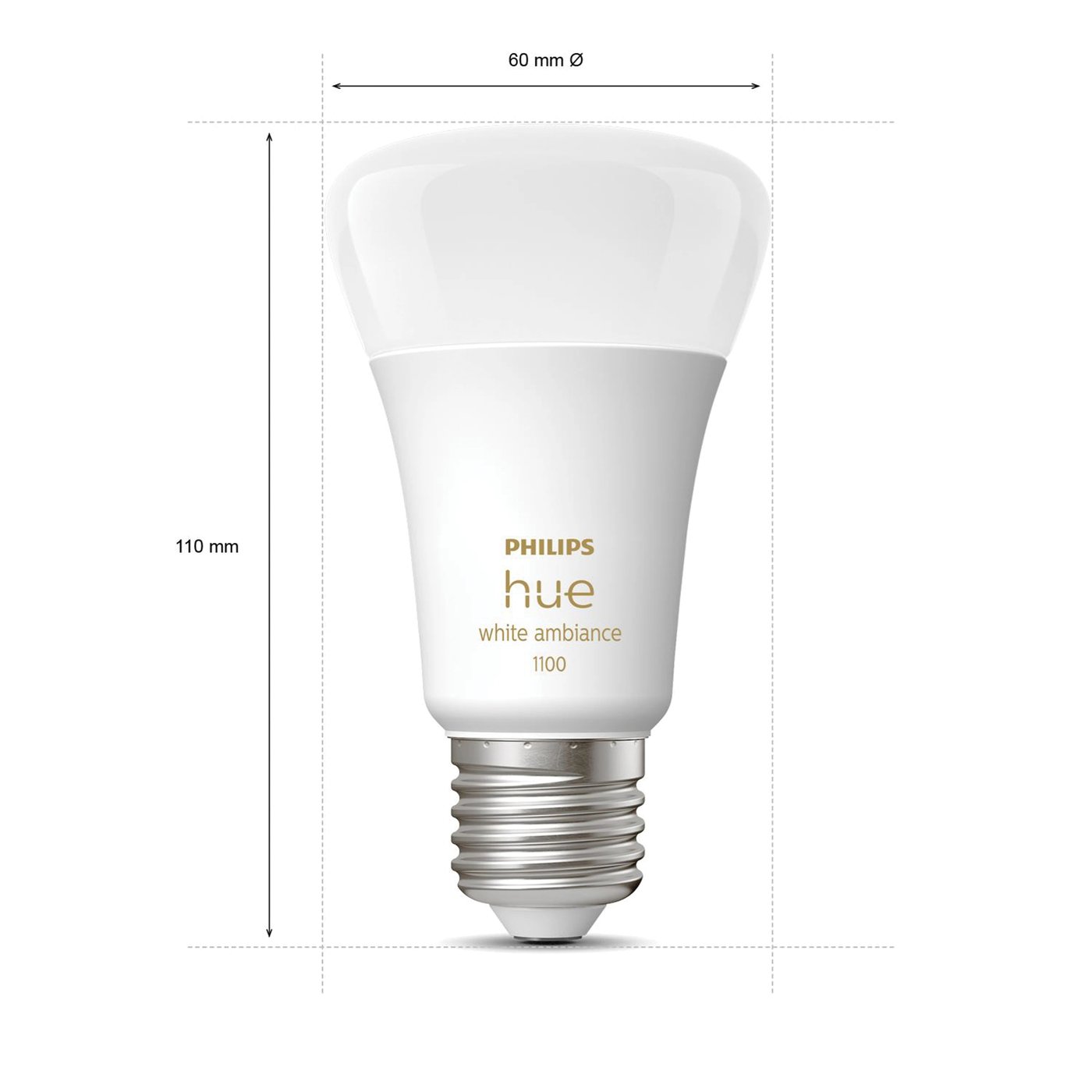 Philips Hue Ambiance Smart LED-lampa E27 1100 lm