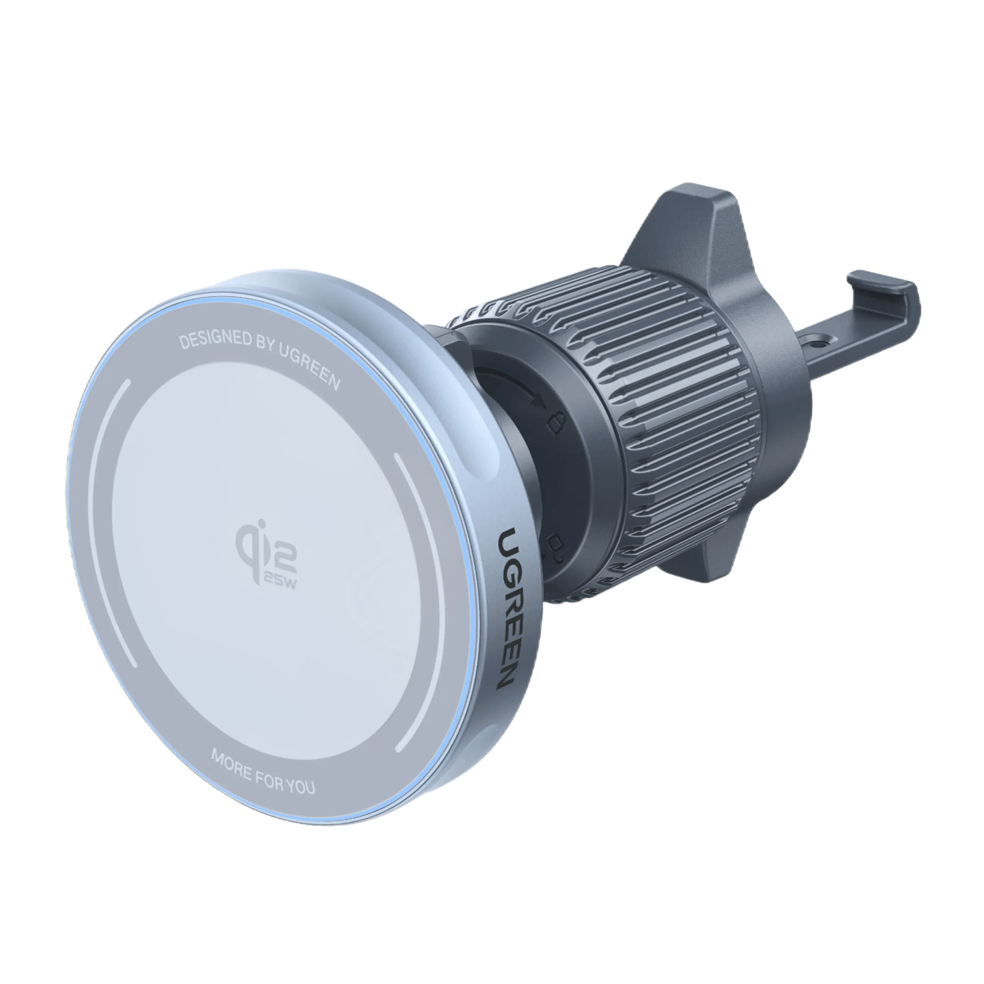 Ugreen MagFlow 25 W magnetisk trådlös billaddare